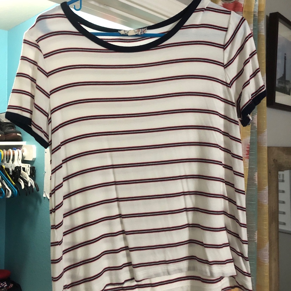 Red white and blue shirt